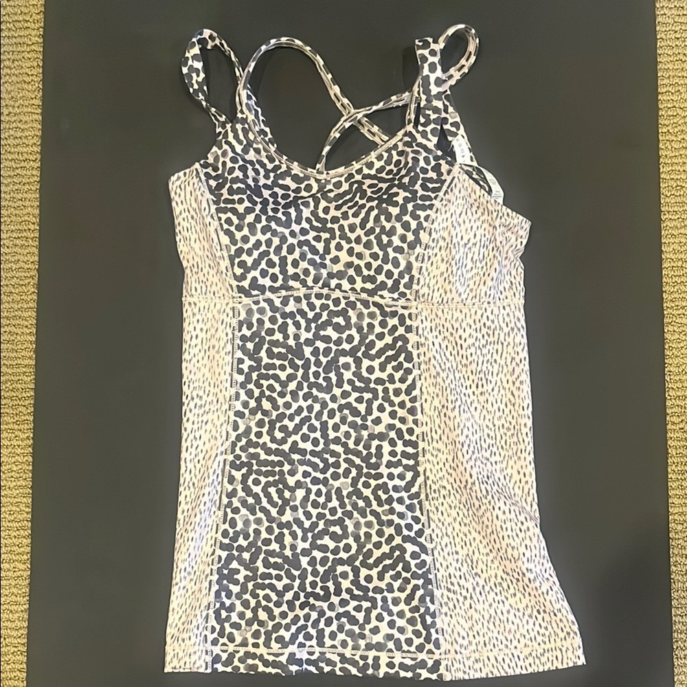 Lululemon Leopard Print Women's Athletic Top